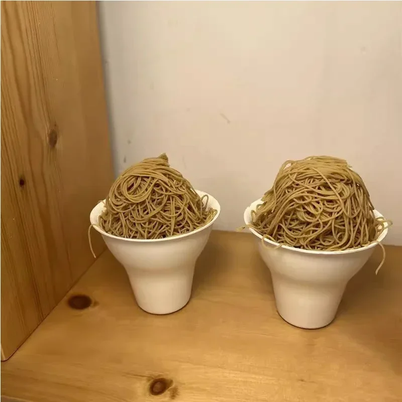 Hand Operation Gelato Noodles Spaghetti Shape Ice Cream Press Tool Japanese Snack Mont Blanc Ice Cream Making Machine 6
