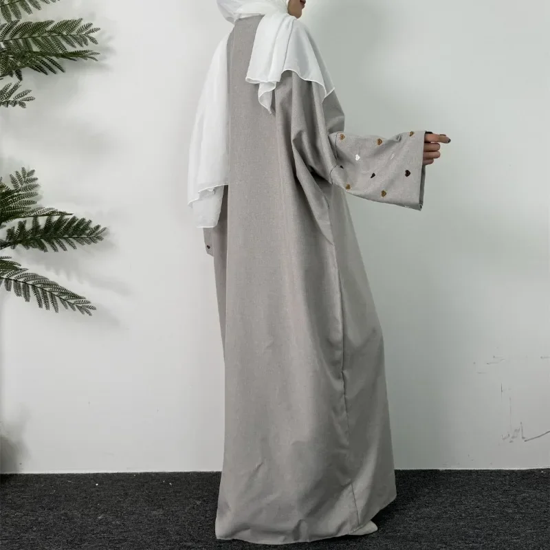 Open Front Embroidery Abaya S381560a81ebd4254b67aff28a368be47s