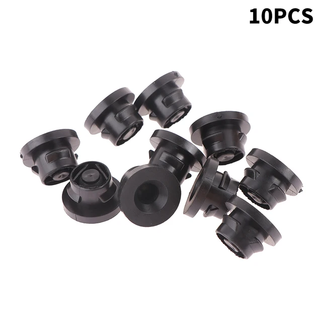EMagTech 4 Piezas De Ojal De Goma Para Montaje De Carcasa De Filtro De Aire De Coche 9814411880 Pieza De Repuesto 1422A4 Compatible Con Citroen Compatible Con Peugeot Color Negro