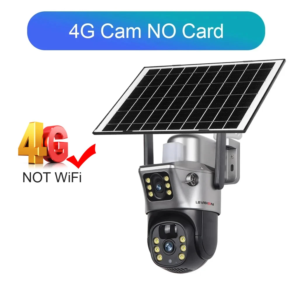 LS VISION-كاميرا شمسية خارجية ، شاشة مزدوجة ، IP P...