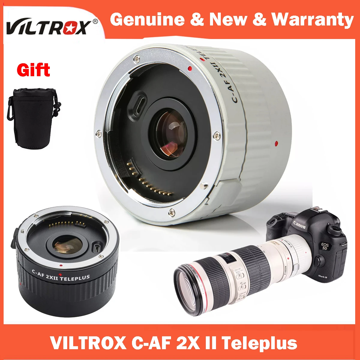 マウント Viltrox canon-AF 2×Ⅱ Teleplu blk 黒 wdZFa-m82100496098