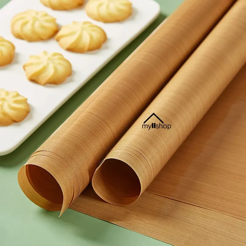 Baking Cloth 1pcs Reusable Resistant Baking Sheets Non-stick Baking Mat Oil-proof Paper Cloth Oven Pad Fiberglass Cloth Plate Tools
