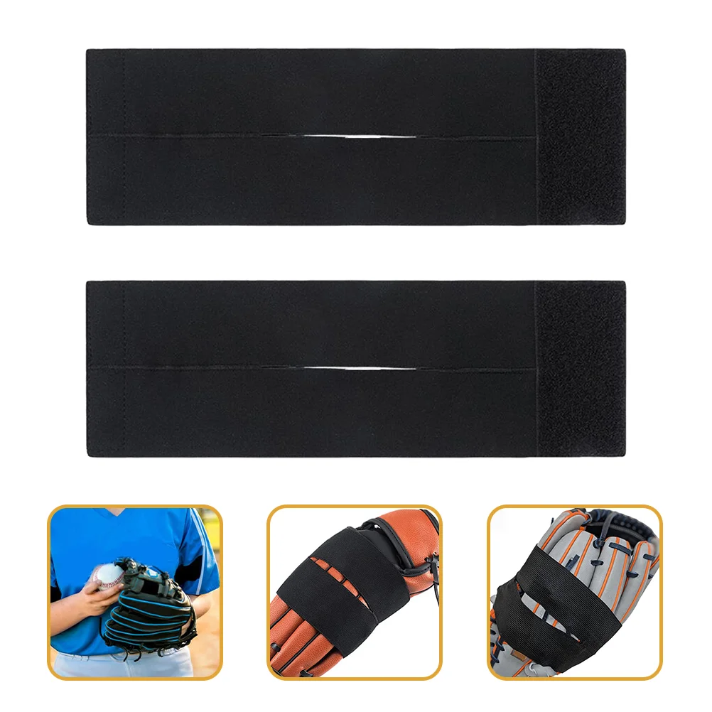 2 Pcs Gloves Band for Baseball Strap Supplies Locker Polyester Catcher Wraps Women's