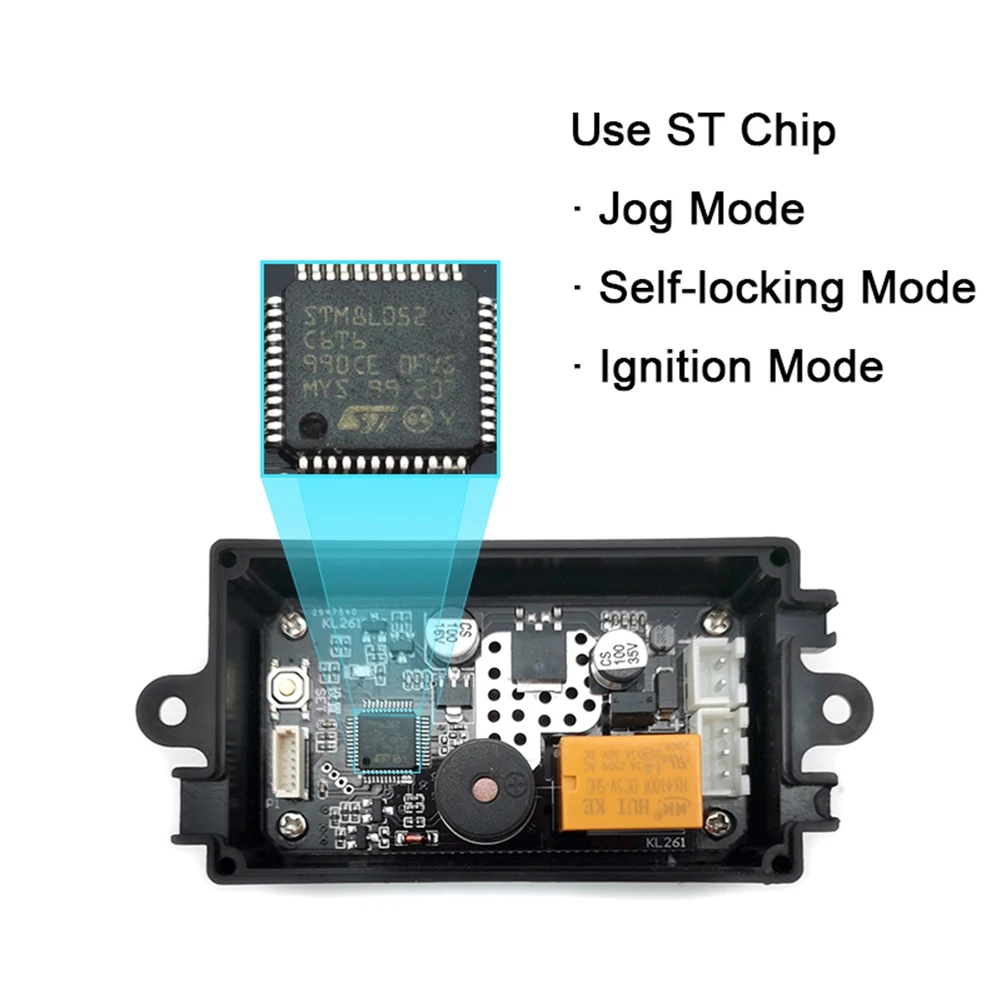 KL261 R558-S DC5.5-15V Realy Output Low Power Consumption Fingerprint Access Control Board with Self-Locking Mode 2