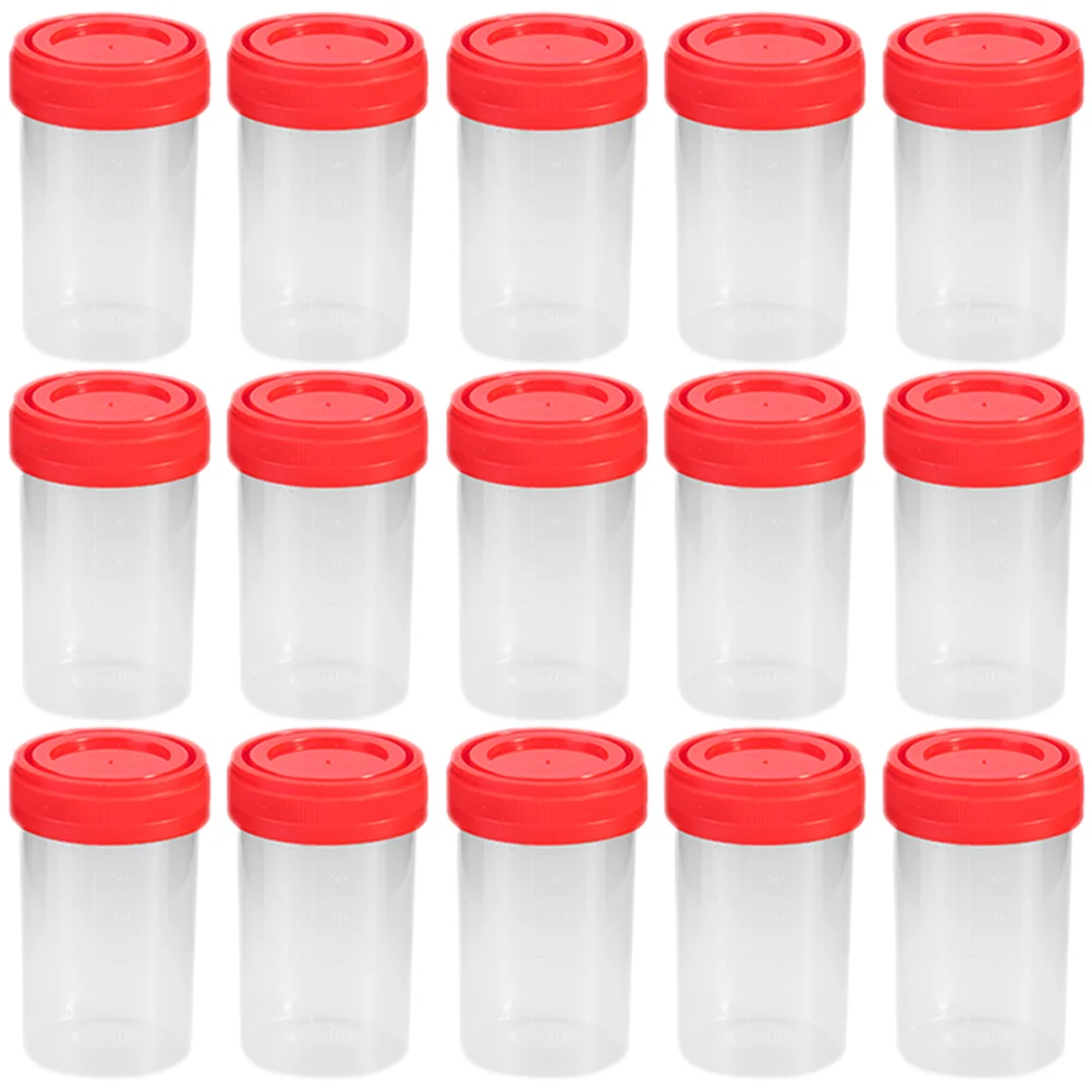 Urine Cups Testing Storage Containers Urine Sample Containers Leak Proof Pee Specimen Plastic Cups Urine Sample Jars