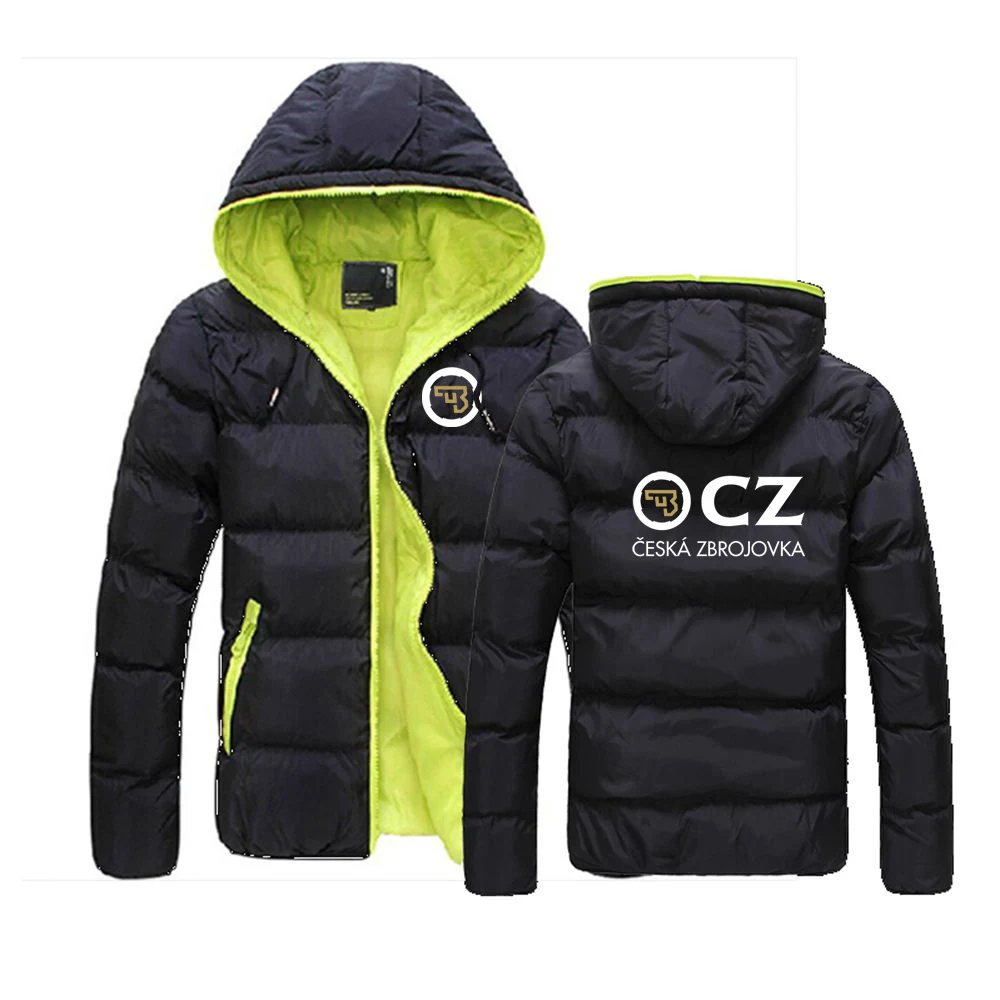 

CZ Ceska Zbrojovka 2024 men's new fashion sweatshirt autumn and winter leisure six-color cotton-padded jacket high-quality zippe