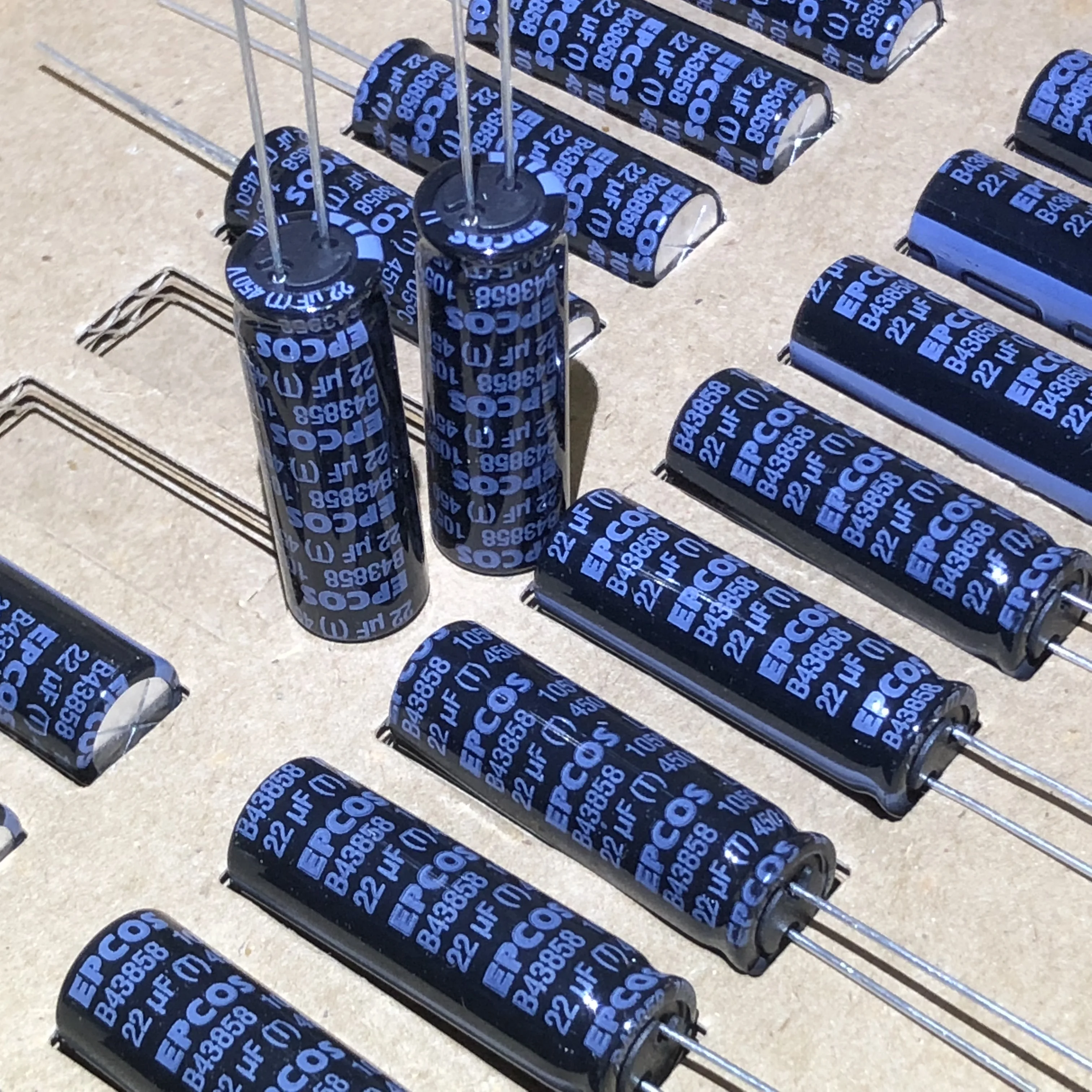 Scatola Originale Epcos Siemens B43858 Serie 22Uf 450V Febbre Audio Condensatore Filtrante Ad Alta Tensione