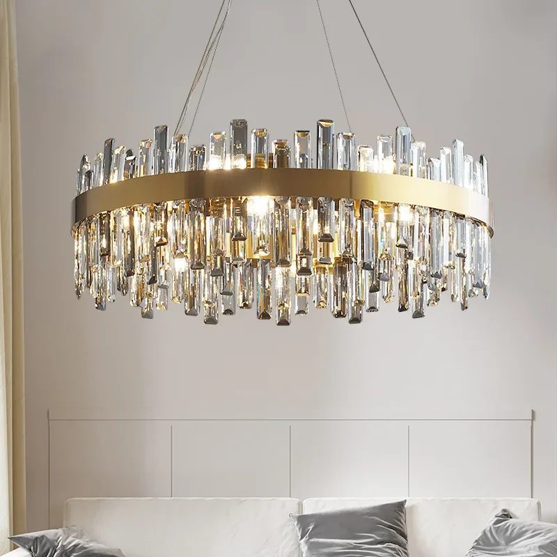 Modern Luxury Crystal Chandelier Creative Living Room Dining Table