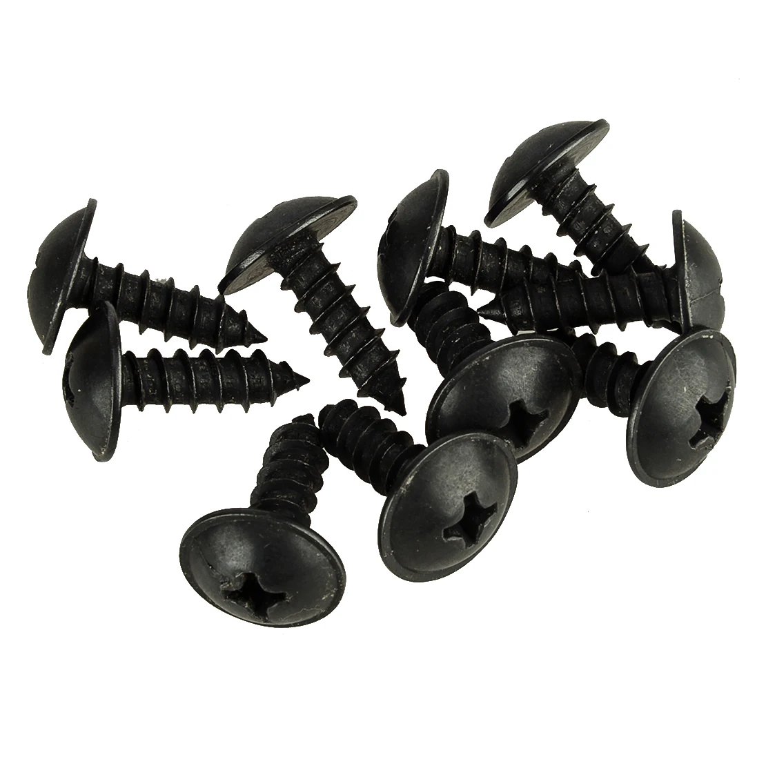 20Pcs 12493-06207 12493-06207E Fender Liner Retainer Screw Tapping Bolt Fit for Hyundai Kia Black New