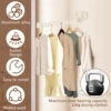 Foldable Clothes Rack Wall Mounted Drying Rack Aluminum Alloy Clothes Organization Collapsible Drying Racks for Laundry Room 5