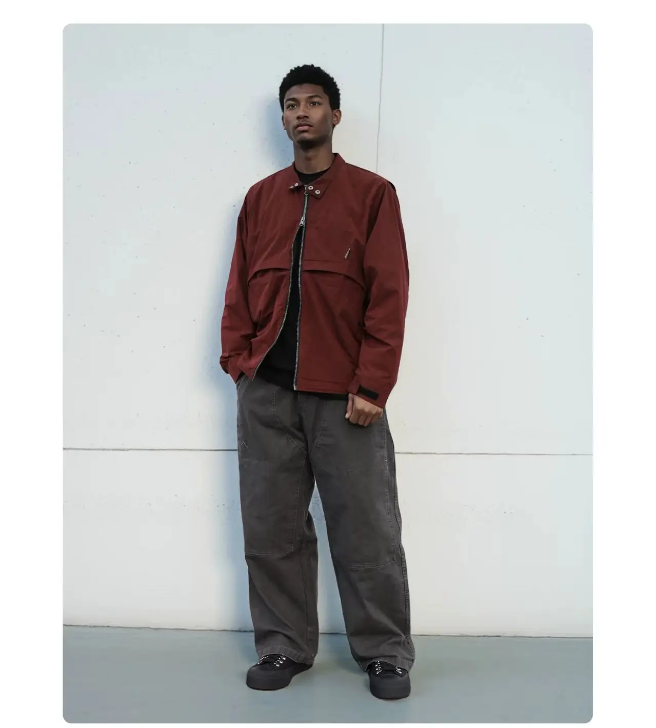 Whywokrs 25aw Graphene lining stand collar jacket multipocket ideal zipper techwear aesthetic gorpcore -