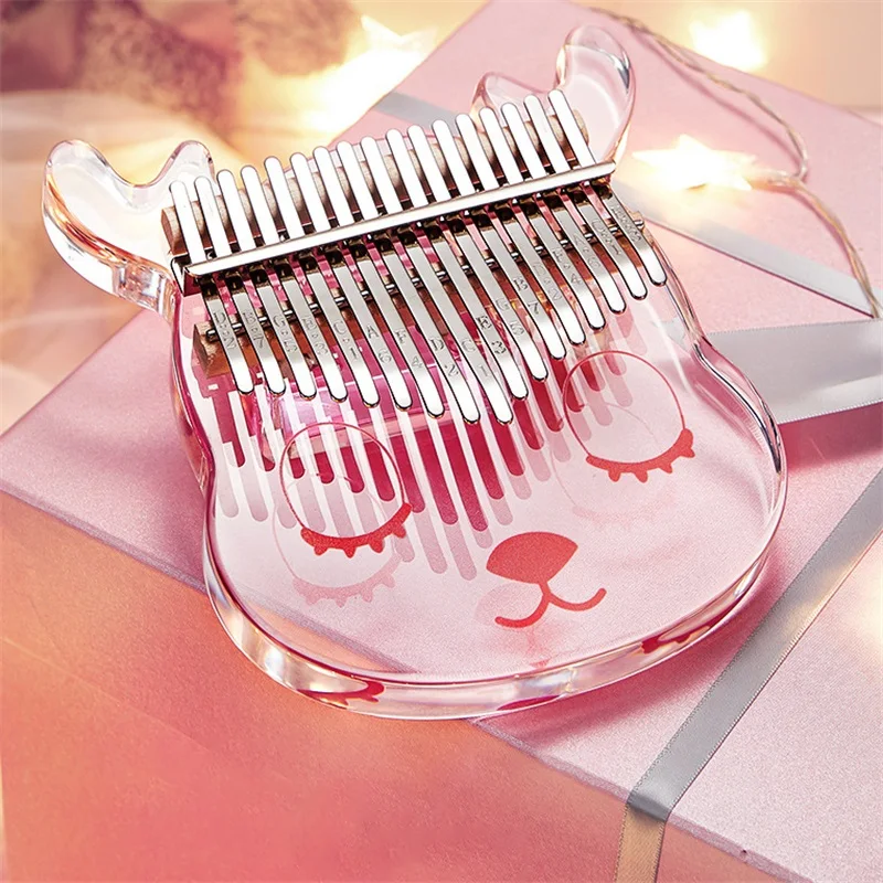 

Rabbits Deer Shape Kalimba 17 Key 21 Key Thumb Piano With Accessories Acrylic Transparent Finger Piano Musical Instrument Gifts