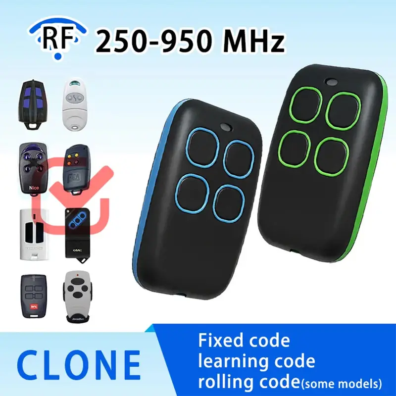 Multifrequency 280 to 868 Mhz 433Mhz 433.92MHz Universal Remote Control Garage Command Fixed Variable Code Gate Keychain Clone - Image 3