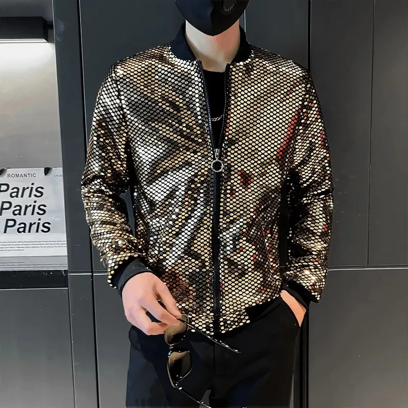 ブルゾン ALEXANDRE VAUTHIER Sequin bomber jacket Sequin-Embellished Bomber Jacket | Apricot Clothing