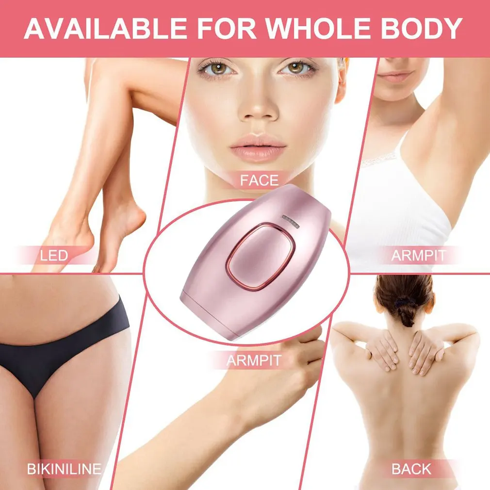 Depilador a laser indolor elétrico feminino shaver