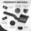 Male Trimming And Pushing Comb Hand-Held Hair Salon Specific Cutting Area Comb Styling Comb Dual Purpose Hair Styling Tools 2
