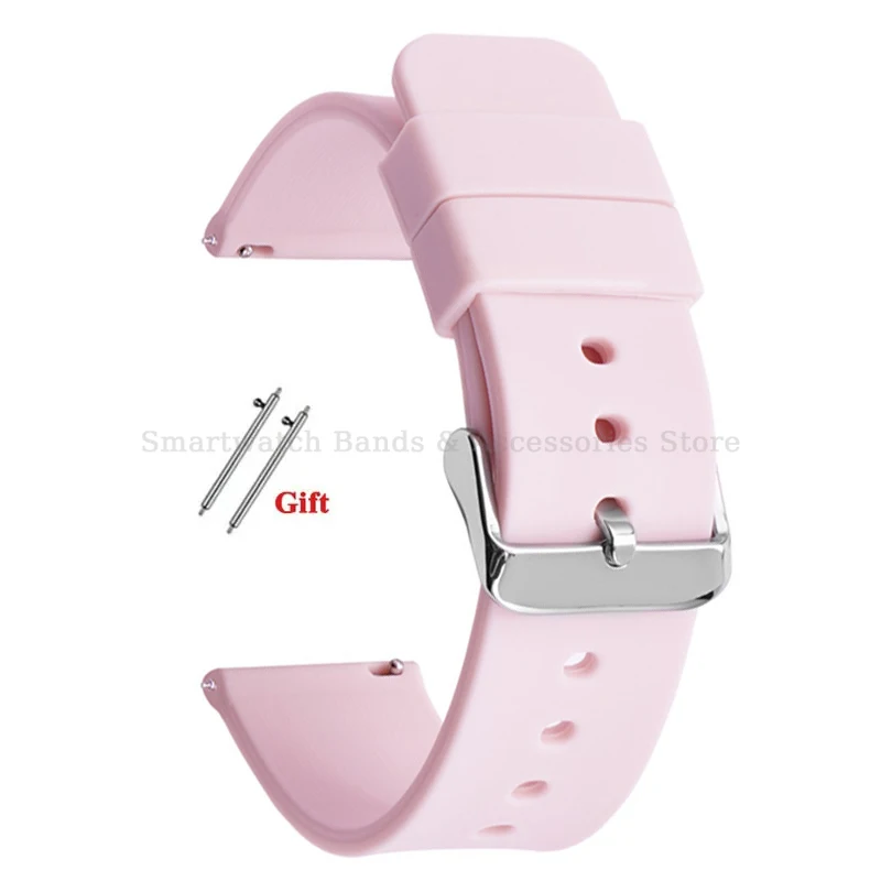 Versatile Soft Silicone Quick Release Watch Band Strap