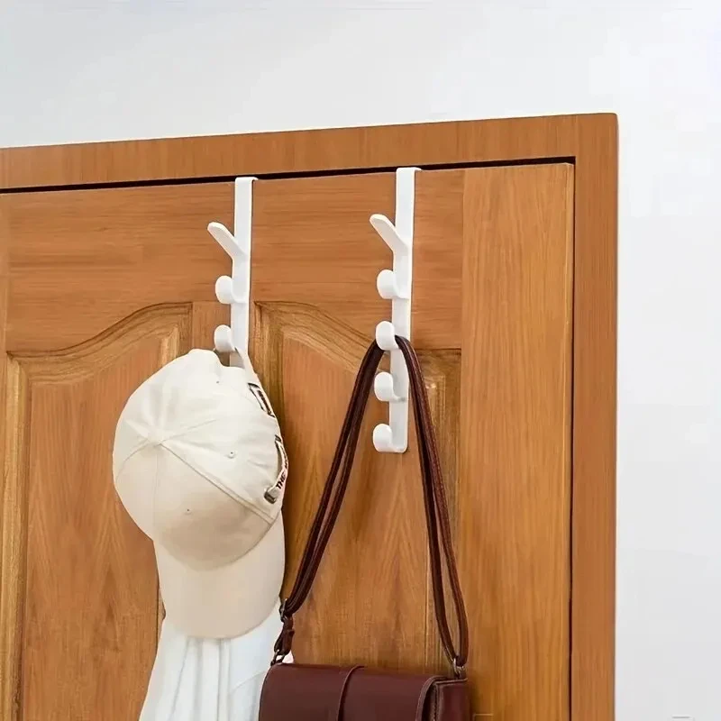 1pc Bedroom Door Hanger Clothes Hanging Rack Over The Plastic Home Storage...