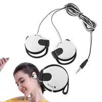 Clip On Earphones Wired Earphone Heavy Bass Universal 3.5mm Plug Wired Clip On Ear Sports Headphone Running Hiking Exercising - Image 5