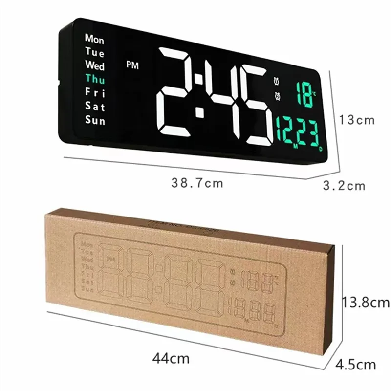Large Digital Wall Clock 6
