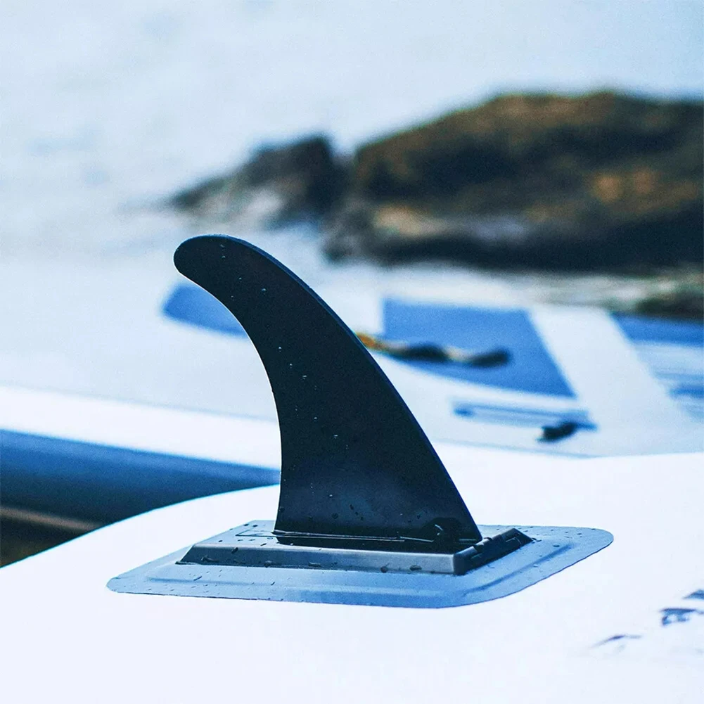 Soft Flex Center Fin with Screw White Water Fin For Air Sup Long Board Surfboard Inflatable Paddle Board