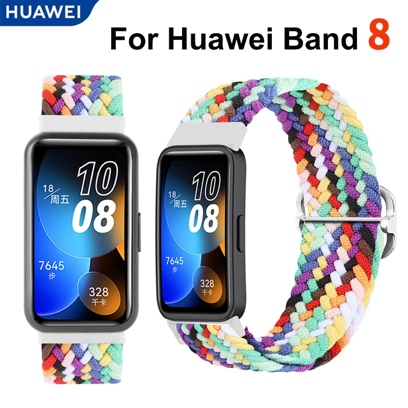 

Adjustable Nylon Elastic Braid Strap For Huawei Band 8 Smart Wristband Sports Watchband For Huawei Band8 Accessories