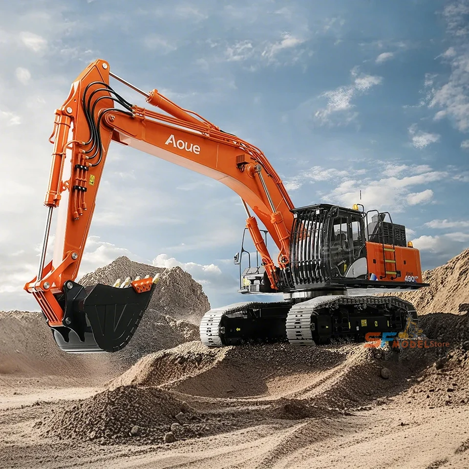 LESU 490 油圧式RCショベルカー 1/14 クローラー式RCショベルカー 金属