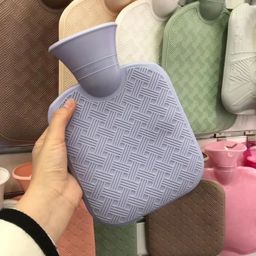 

Hot Water Bottle Durable Wide Opening Soft 1L Premium Classic Latex Hot Water Bottle for Neck Shoulder Pain Relief