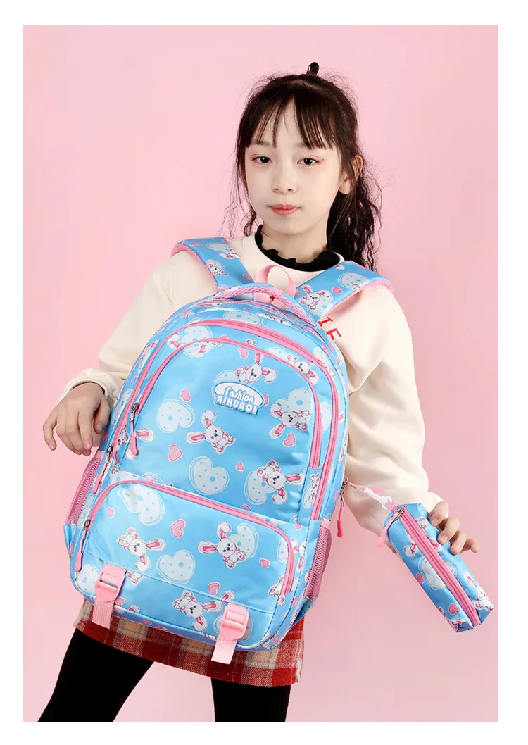 Grundschule Mittelschule Federmäppchen Große Kapazität Rucksack Für Mädchen High School Rucksack Kinder Geschenke 2026 Im Angebot – Detail 22