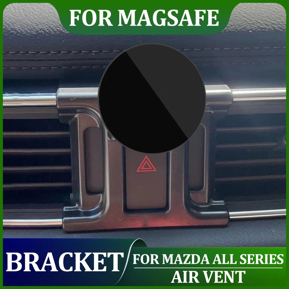 마그네틱 자동차 지지대 폰 브래킷, Mazda CX5, Axela, Magsafe, 휴대폰 거치대 스탠드 크래들, CX8 2019-2024