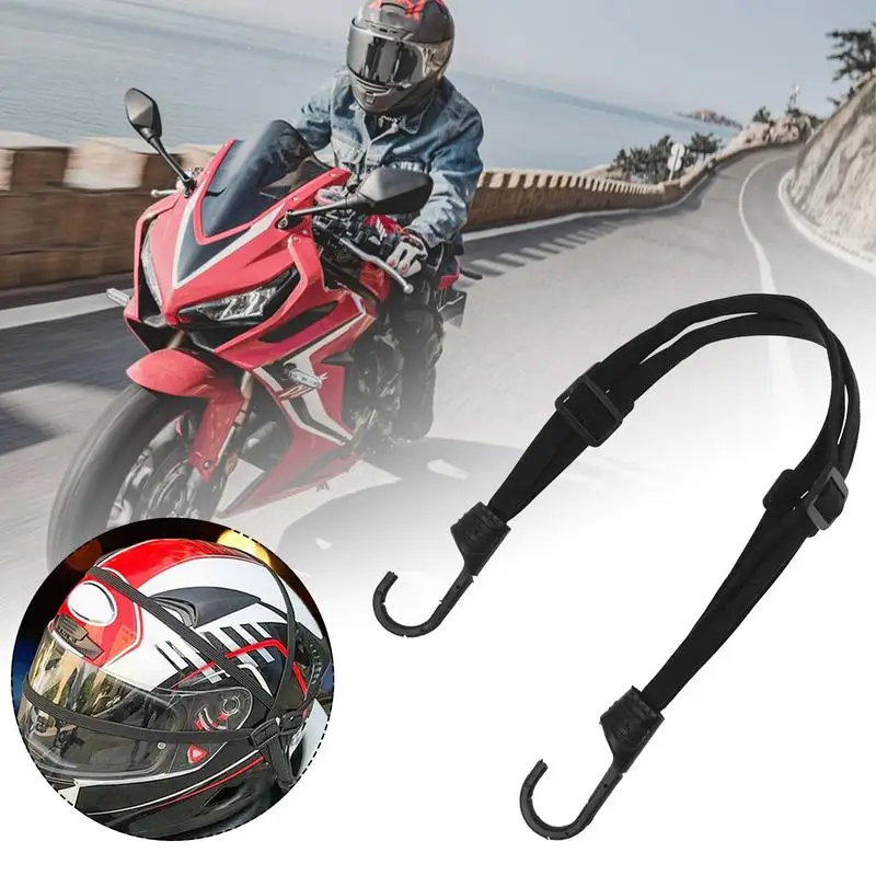 Motorcycle Luggage Straps Motorcycle Back Seat Helmet Strips Elastic Rope Retractable Luggage Binding Cord Fix Rope Goods Strap