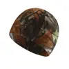 Windproof Fleece Hats Winter Warm Camouflage Thickened Thermal Tactical Hat Elastic Breathable Ski Baggy Hat 2