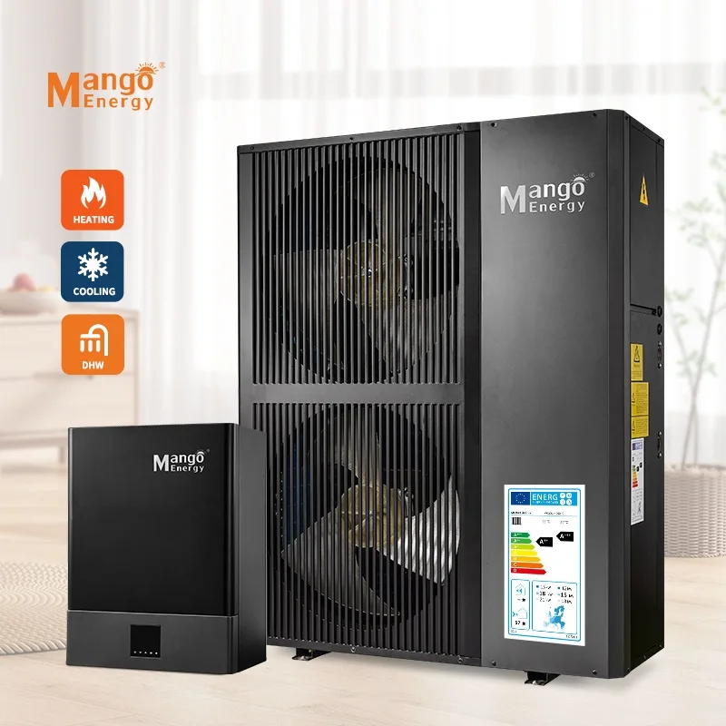 10 Kw 20Kw A +++ Fonte D'Aria Evi Inverter Pompa Di Calore Scaldabagno Casa Pompa Di Calore Inverno Split