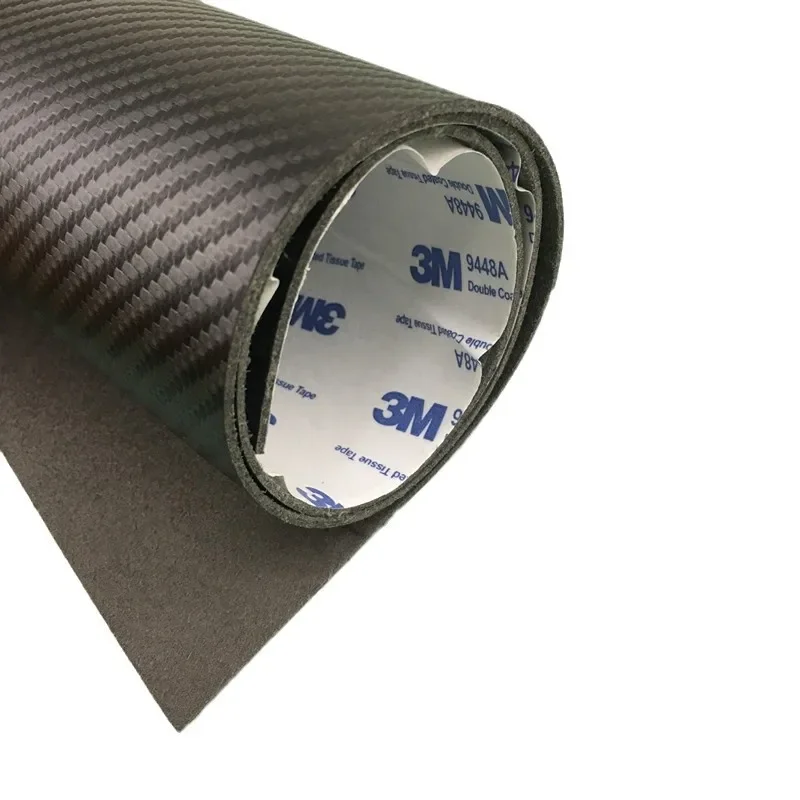 Carbon Fiber Ultra-superfiber Wear-resistant Car Interior Threshold Strip Pedal Special Back Adhesive Self-adhesive Artificial L