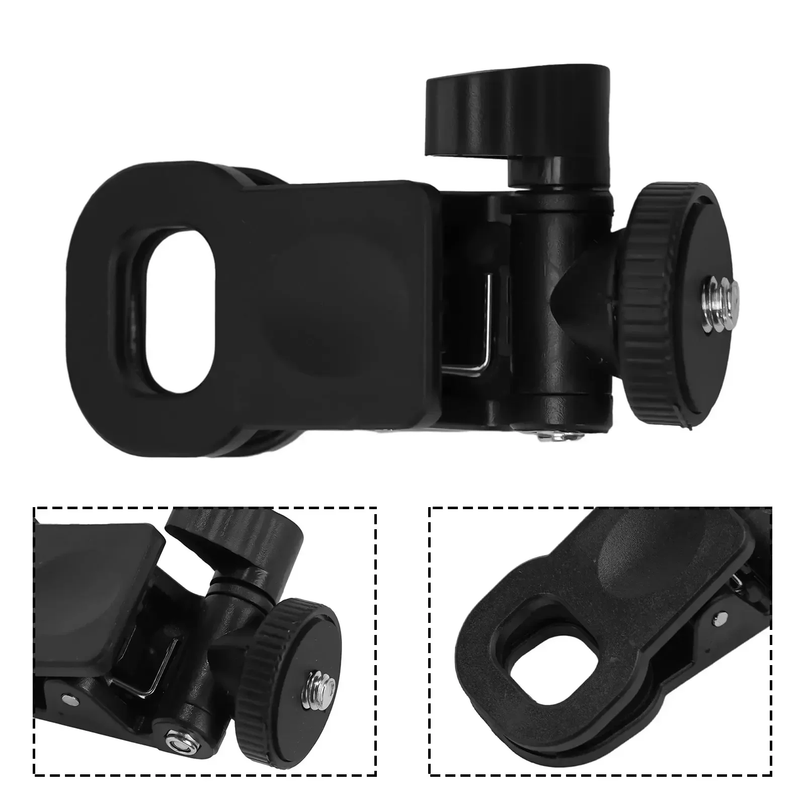 Selfie Fill Light Clip Camera Flash Holder Expansion1/4 Screw Mobile Phone Computer Photography Light Mounting Clip
