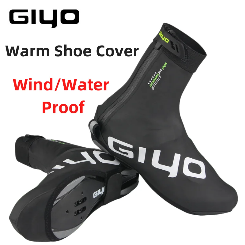 GIYO Bicycle Cycling Shoe Cover for MTB Mountain Road Bike Waterproof Wind and Dust Proof