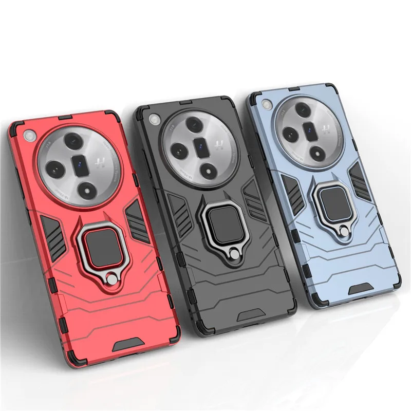 Per Oppo Find X7 5G Custodia Per Oppo Find X7 Cover 6.78 Pollici Antiurto Armor Ring Holder Paraurti Protettivo Per Oppo Find X7
