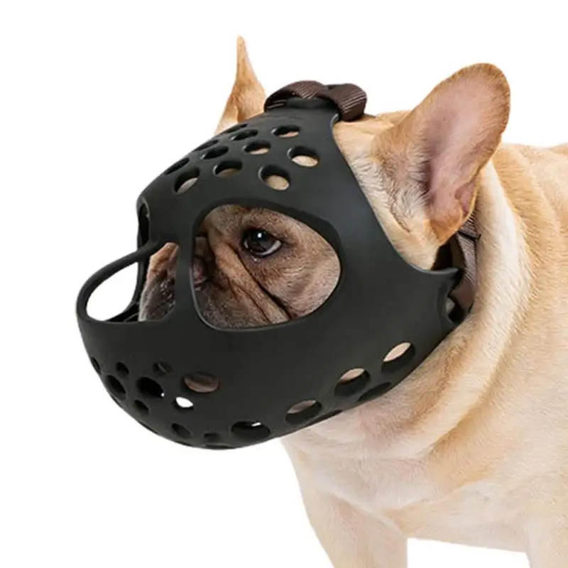 

Dog Muzzle Soft Anti Biting Dog Mouth Cover Breathable Basket Muzzles for Small and Large Dogs Stop Biting Barking Chewing