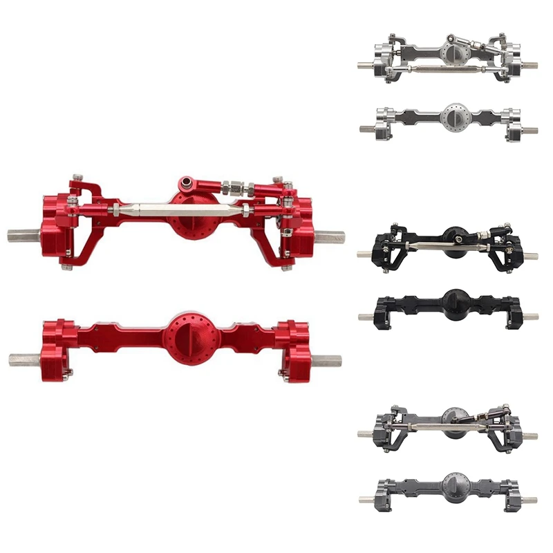

MN99S CNC Full Metal Front And Rear Portal Axle For MN D90 D91 D99 D99S MN99S MN98 MN90 1/12 RC Car Upgrades Parts