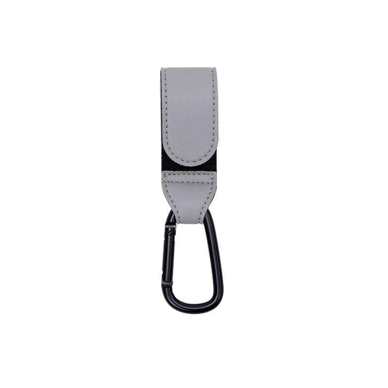 Premium Leather Stroller Hooks - Elegant Organizer & Diaper Bag Holders