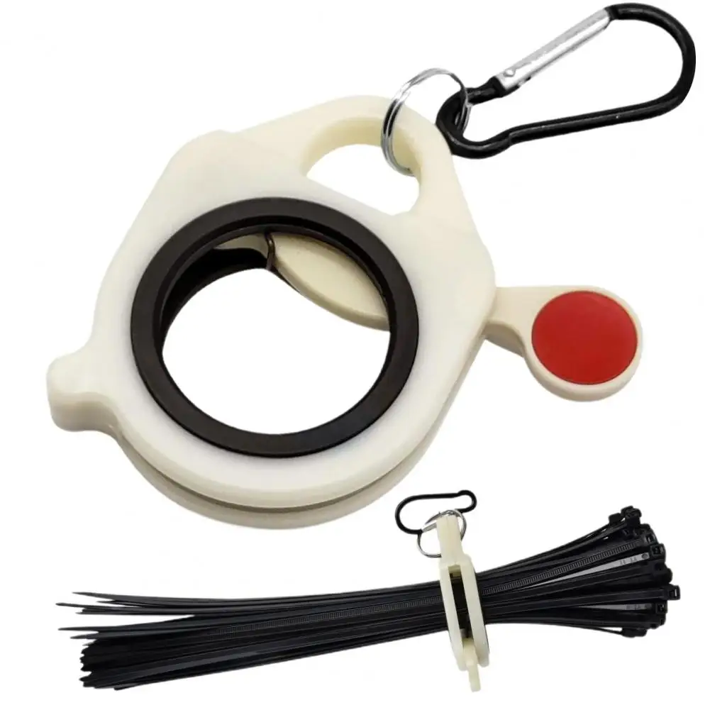 Tool Belt Zip Tie Holder Fluorescent Cable Tie Organizer Set for Management Arrangement of Zip Ties Work Tool Holder for Cable