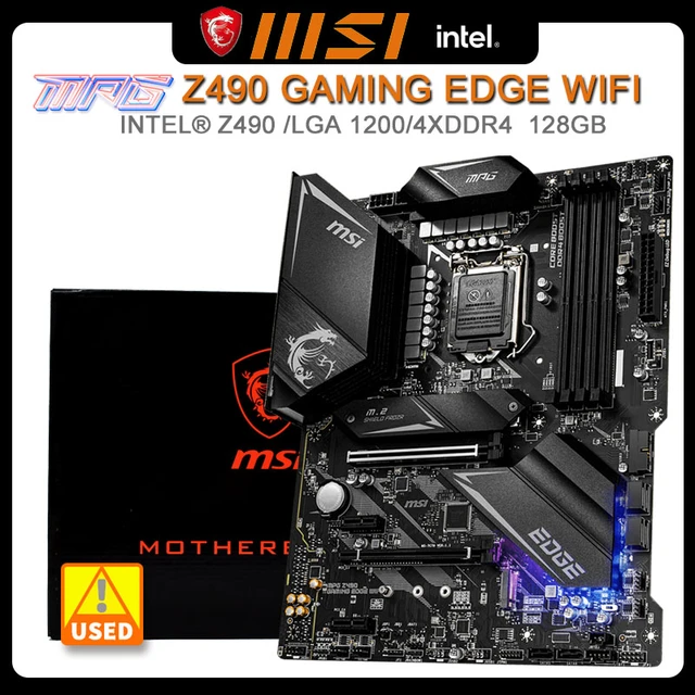 Carte Mère MSI MPG Z490 Gaming Edge Wifi (Intel LGA 1200) pour  professionnel, 1fotrade Grossiste informatique