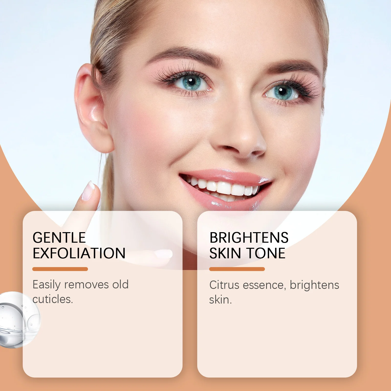 Vitamin C Faical Exfoliating Gel Dead Skin Removal Blackhead Brighten Skin Tone Antioxidant Reduce Dullness Smoothing Skin Care