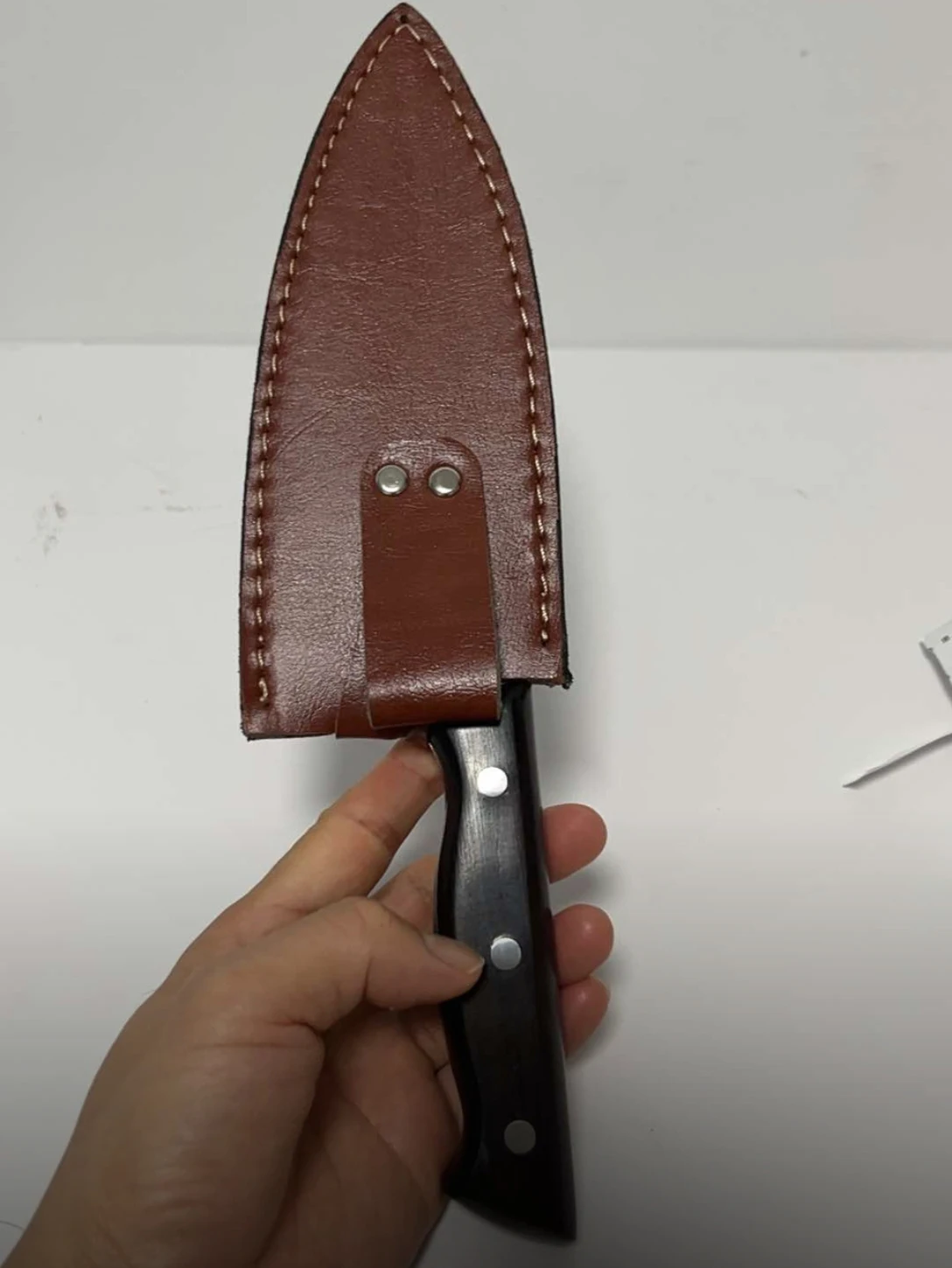Chopper Knife Chef Cleaver Slicing Kitchen Knife With Cover Meat And Poultry Tools 3-layer BG42 Aviation Special Steel Handmade chef knife