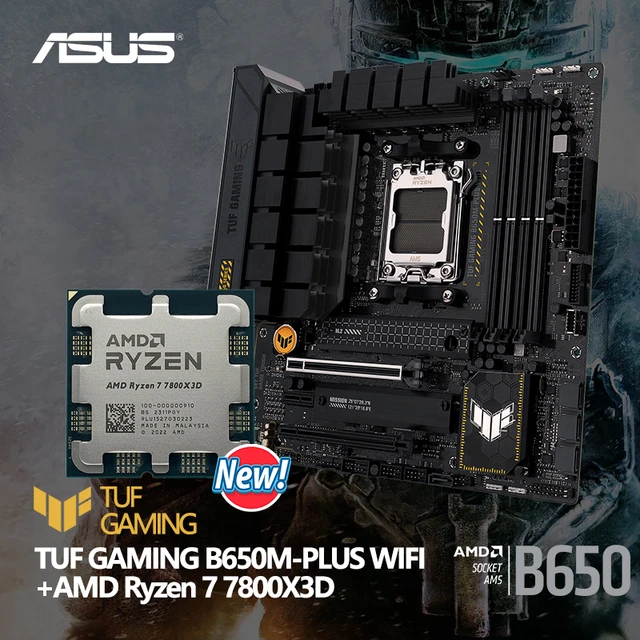 AMD Ryzen 7 7800x3d r7 7800x3d + asus tuf Gaming b650m plus WIFI