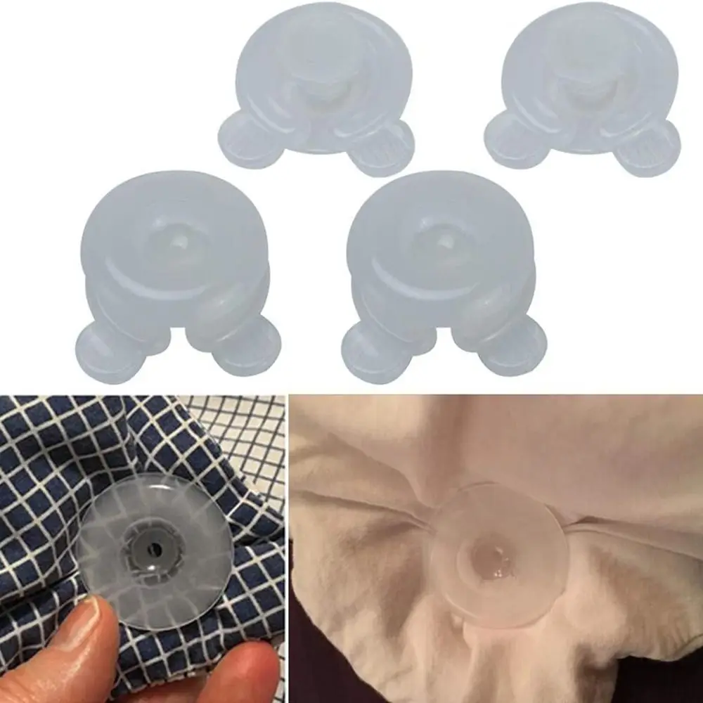 4 Pack Duvet Comforter Clips, Comforter Grippers, Bed Duvet Donuts Holders, Fasteners Keep Corner in Place