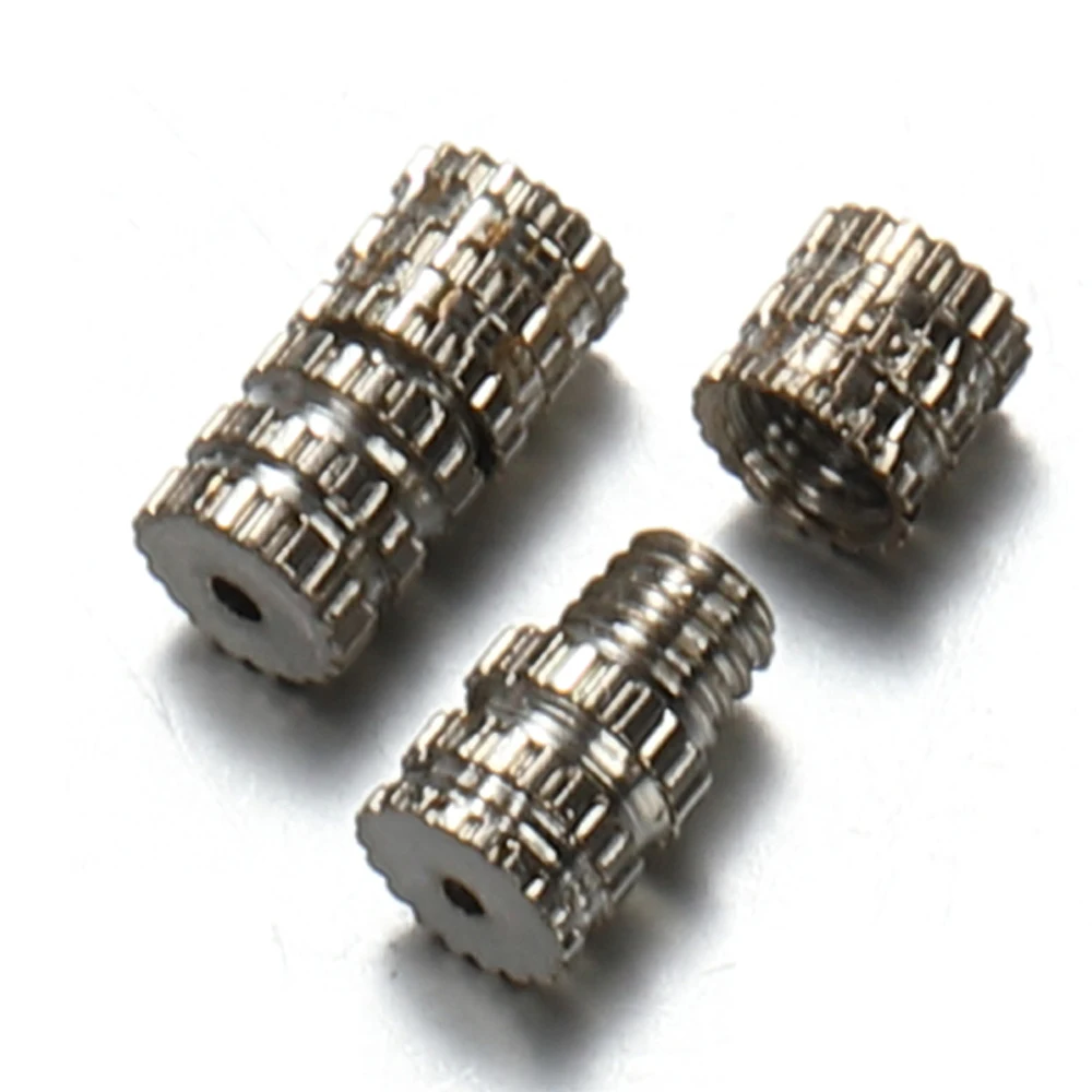 PATIKIL 200 Ganci A Pinze Per Chiusura A Scatto, 8,5x3,5mm, In Lega Bianco Argento, Per Creazione Gioielli Fai Da Te