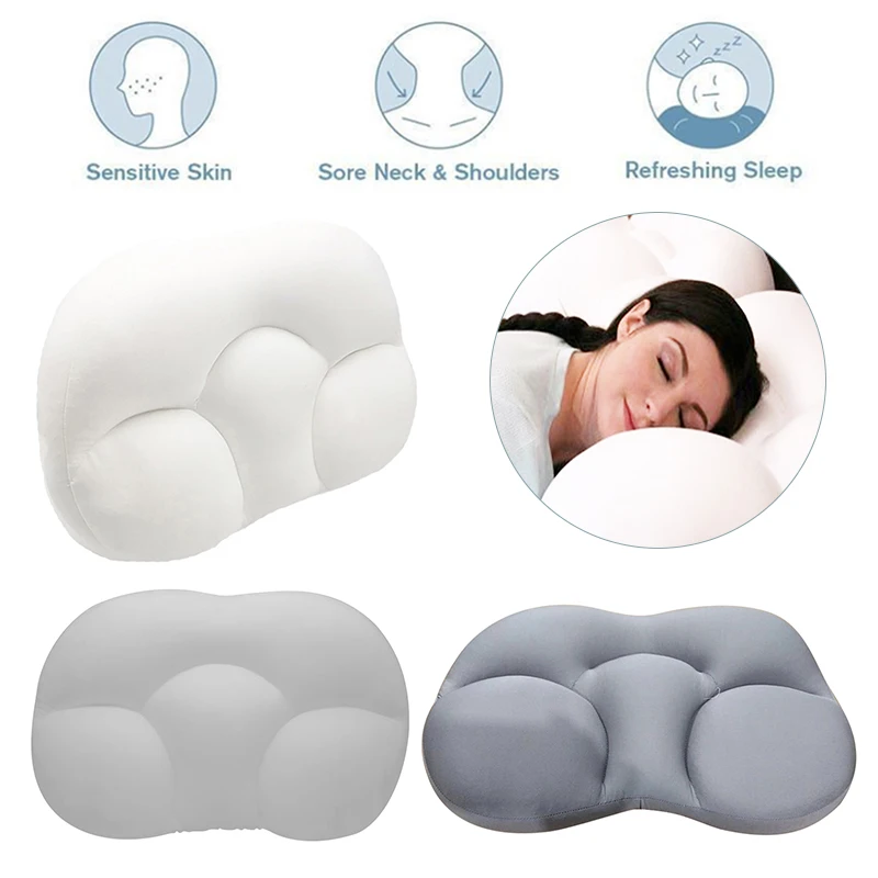 All Round Cloud Egg Sleep Pillow Soft Breathable 3d Ergonomic Center