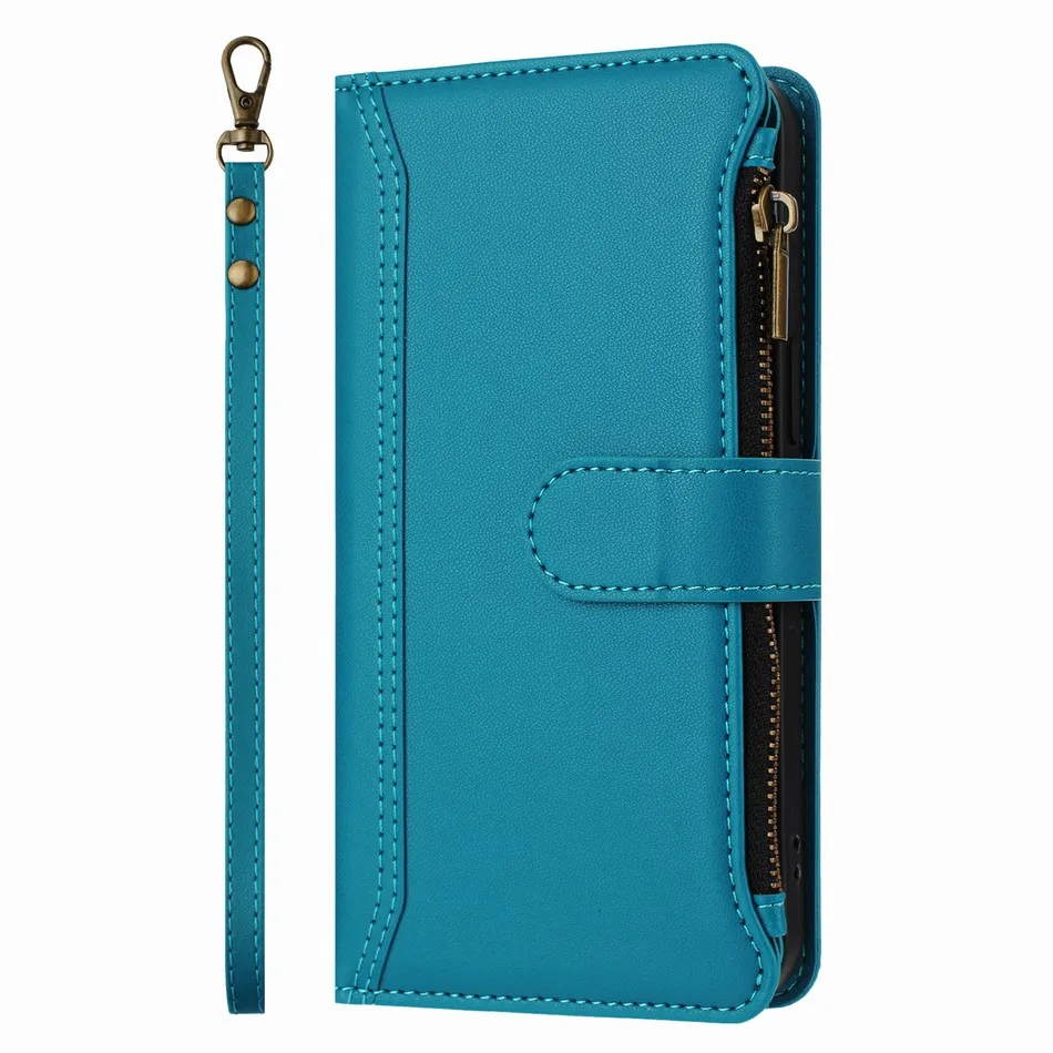 Zipper Pocket Wallet Phone Case with Card Slots