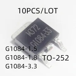 Pack of 10 TO - 252 SMD Three - Terminal Voltage Stabilizers (G1084 - 33)